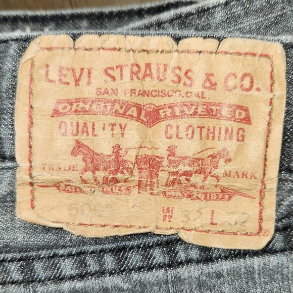 Two pairs Levi's 505 jeans, Men's 32x32 - Picture 6 of 9